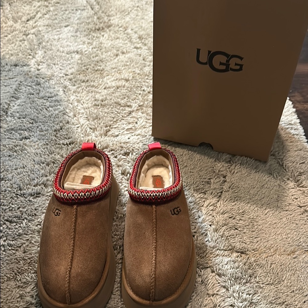 UGG Brown and Red Women's Tazz Shoes